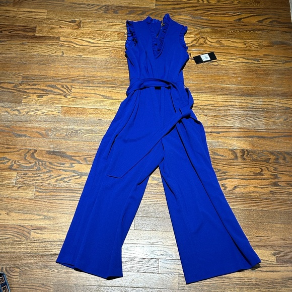 Andrew Marc Pants - Andrew Marc Vibrant Blue Jumpsuit